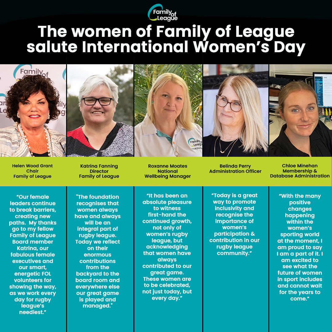 Family of League celebrate International Women’s Day