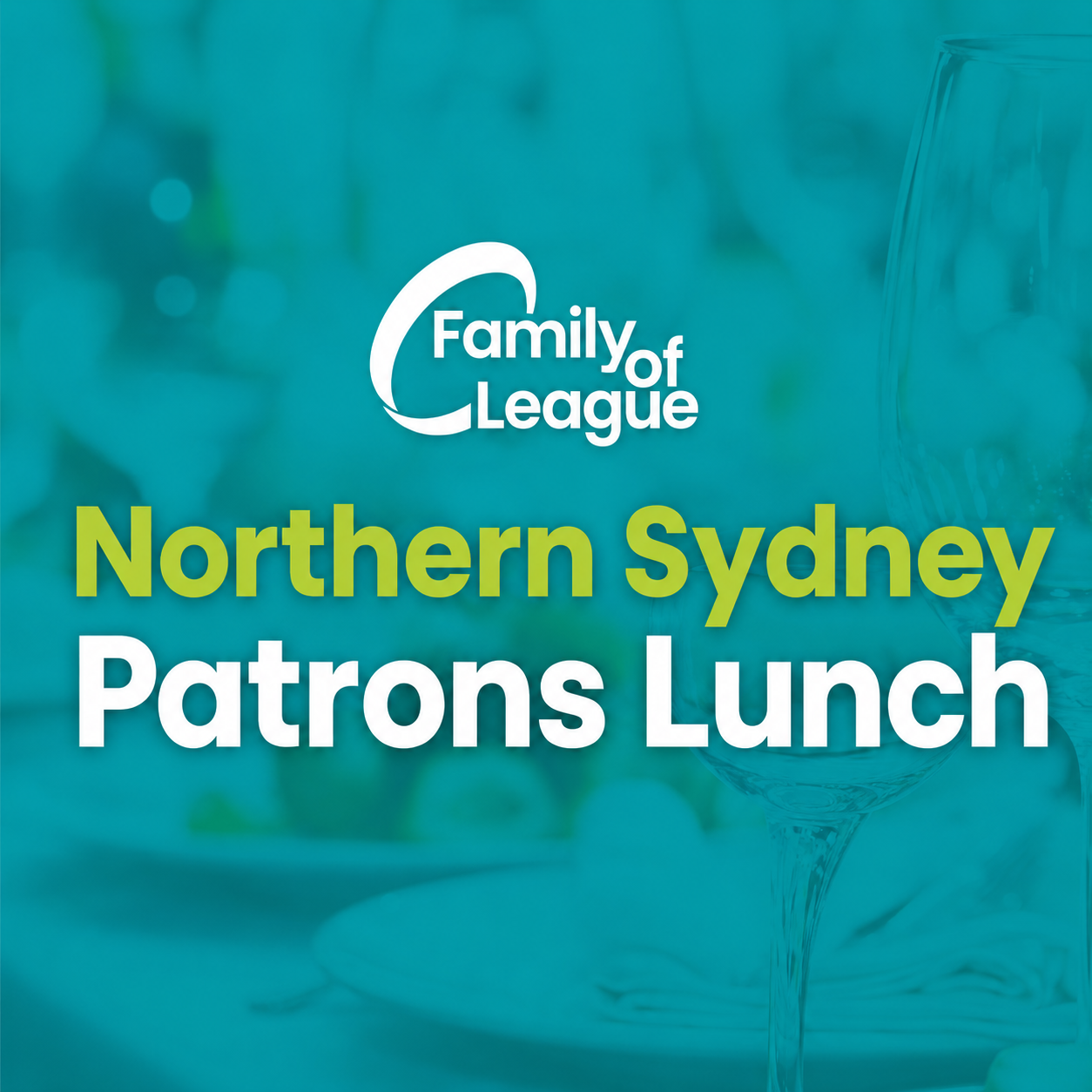 Northern Sydney Patrons Lunch
